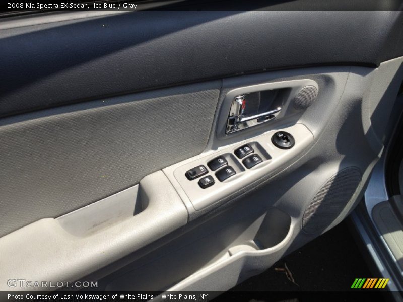 Ice Blue / Gray 2008 Kia Spectra EX Sedan