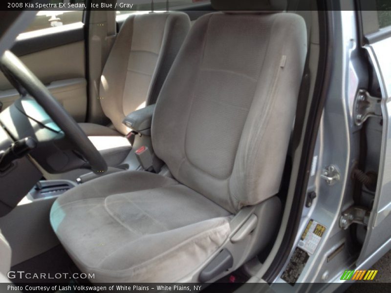 Ice Blue / Gray 2008 Kia Spectra EX Sedan