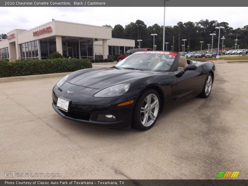 Black / Cashmere 2010 Chevrolet Corvette Convertible