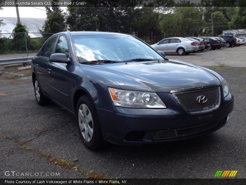 Slate Blue / Gray 2009 Hyundai Sonata GLS