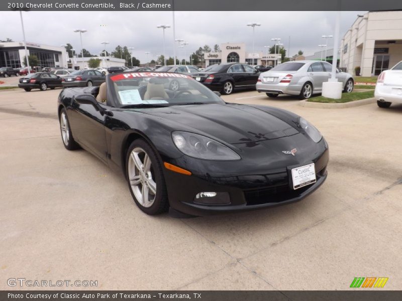 Black / Cashmere 2010 Chevrolet Corvette Convertible