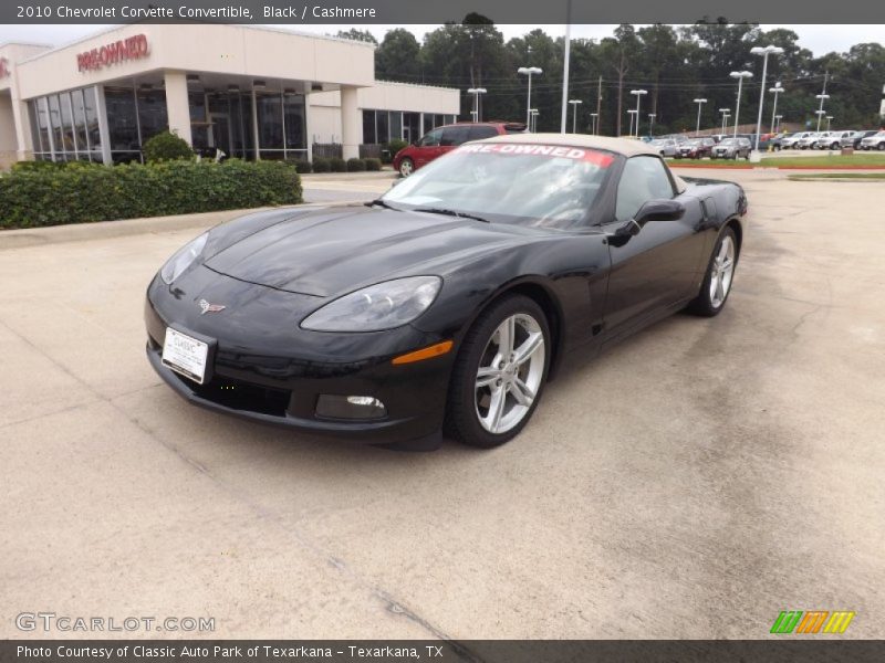 Black / Cashmere 2010 Chevrolet Corvette Convertible