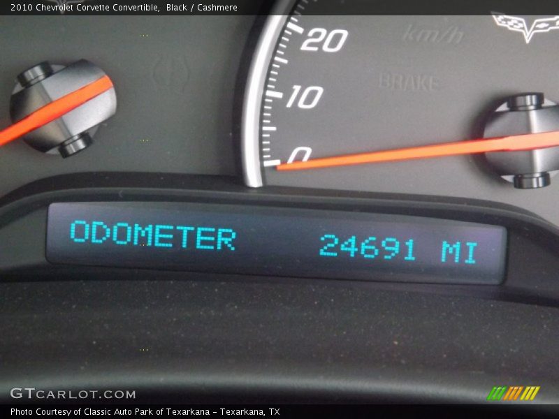 Black / Cashmere 2010 Chevrolet Corvette Convertible
