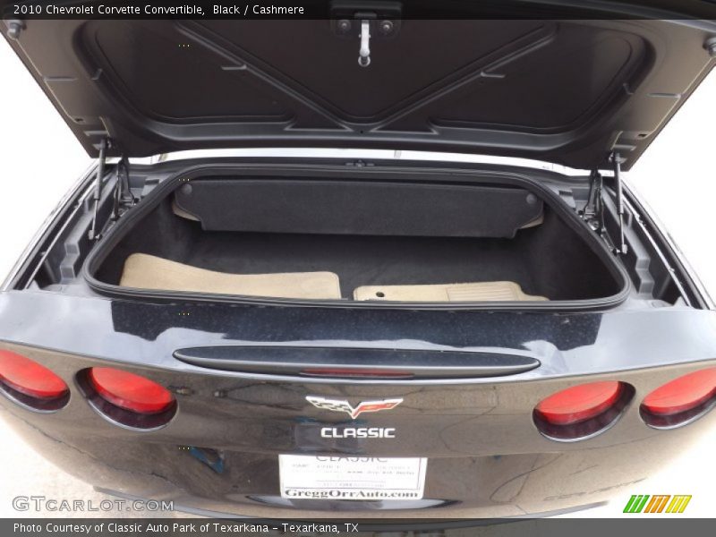  2010 Corvette Convertible Trunk