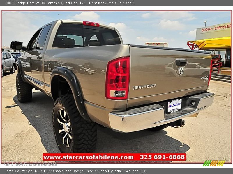 Light Khaki Metallic / Khaki 2006 Dodge Ram 2500 Laramie Quad Cab 4x4