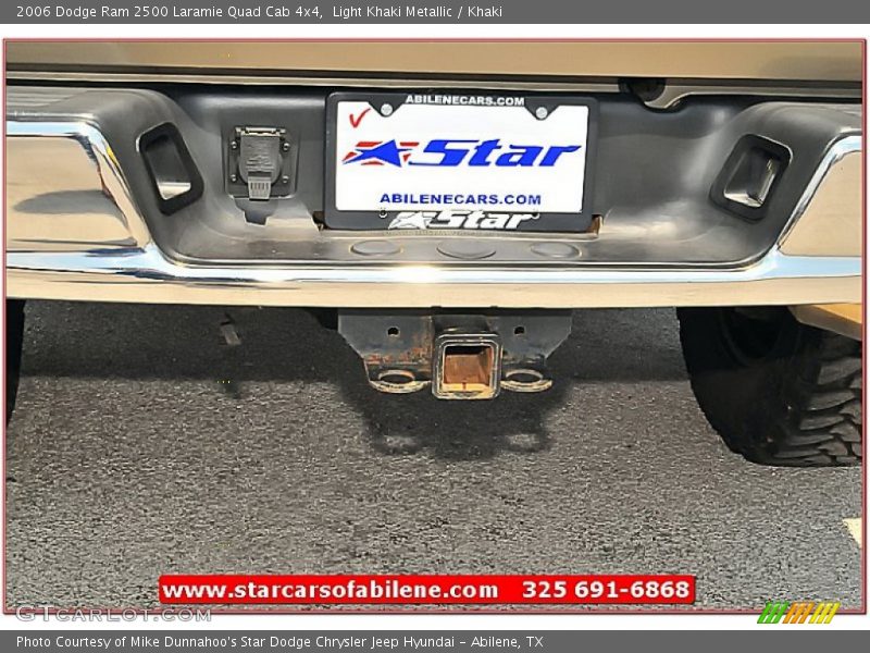 Light Khaki Metallic / Khaki 2006 Dodge Ram 2500 Laramie Quad Cab 4x4