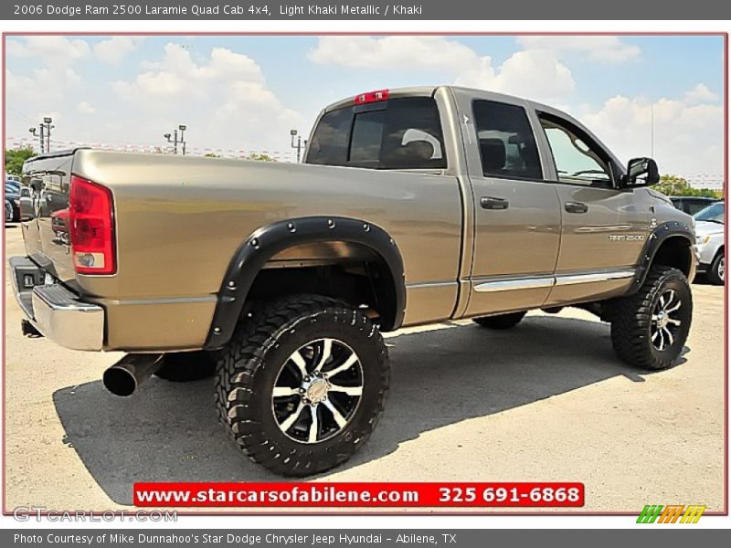 Light Khaki Metallic / Khaki 2006 Dodge Ram 2500 Laramie Quad Cab 4x4