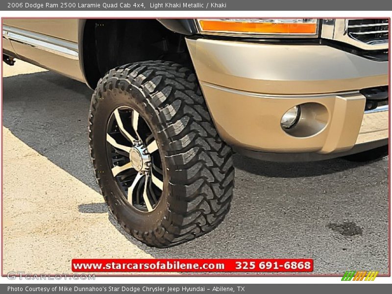 Light Khaki Metallic / Khaki 2006 Dodge Ram 2500 Laramie Quad Cab 4x4