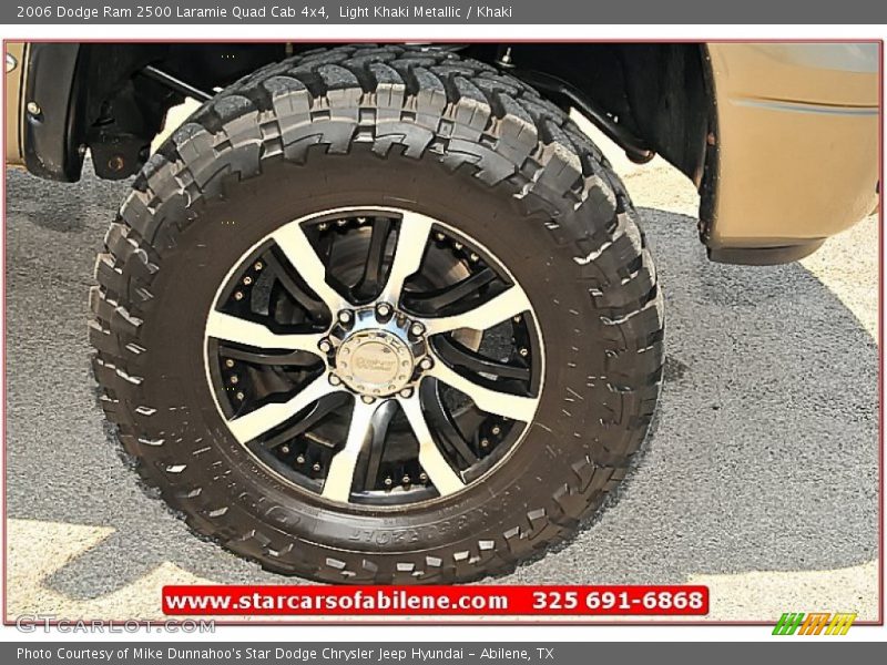 Light Khaki Metallic / Khaki 2006 Dodge Ram 2500 Laramie Quad Cab 4x4