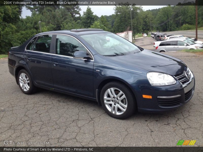 Blue Graphite Metallic / Anthracite Black 2006 Volkswagen Jetta TDI Sedan