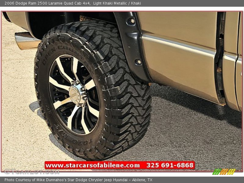 Light Khaki Metallic / Khaki 2006 Dodge Ram 2500 Laramie Quad Cab 4x4