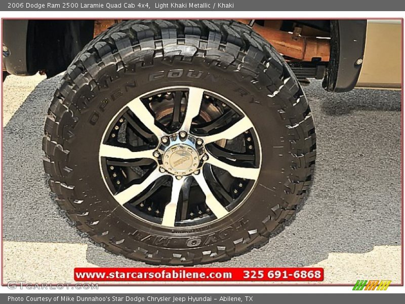 Light Khaki Metallic / Khaki 2006 Dodge Ram 2500 Laramie Quad Cab 4x4