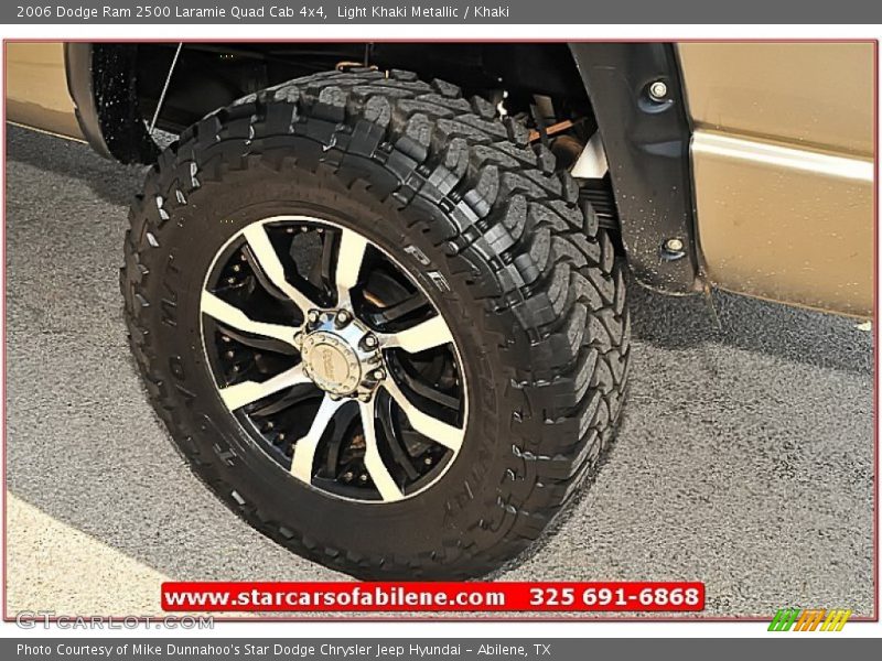 Light Khaki Metallic / Khaki 2006 Dodge Ram 2500 Laramie Quad Cab 4x4