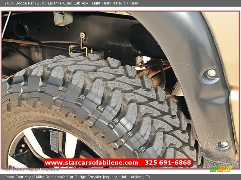 Light Khaki Metallic / Khaki 2006 Dodge Ram 2500 Laramie Quad Cab 4x4
