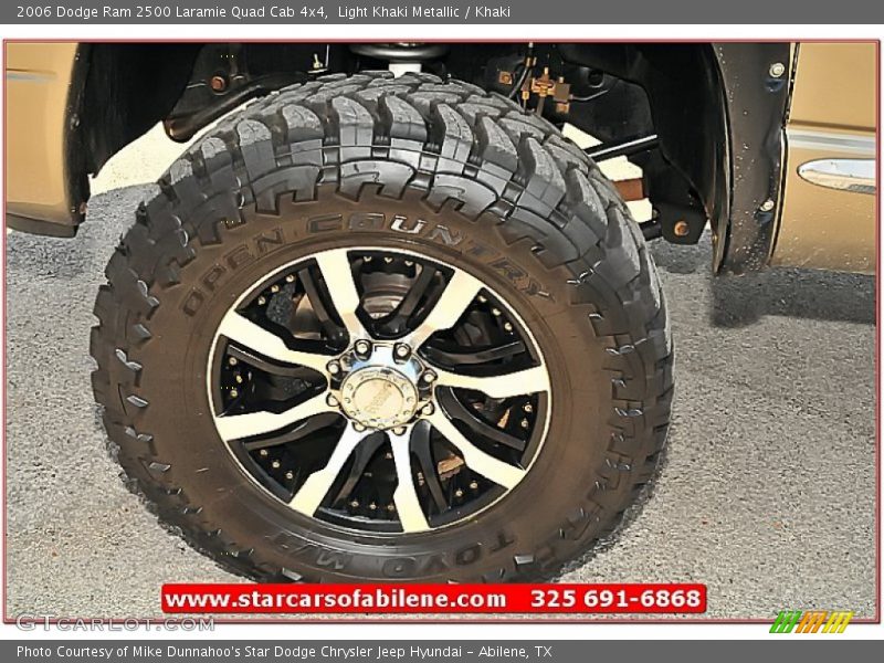 Light Khaki Metallic / Khaki 2006 Dodge Ram 2500 Laramie Quad Cab 4x4