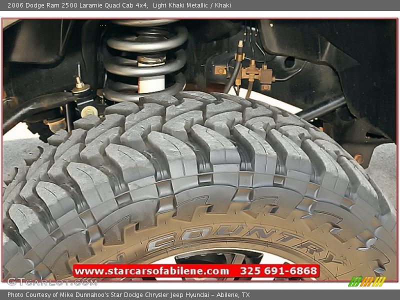 Light Khaki Metallic / Khaki 2006 Dodge Ram 2500 Laramie Quad Cab 4x4