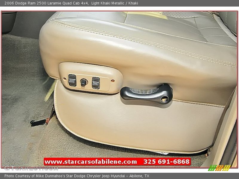 Light Khaki Metallic / Khaki 2006 Dodge Ram 2500 Laramie Quad Cab 4x4