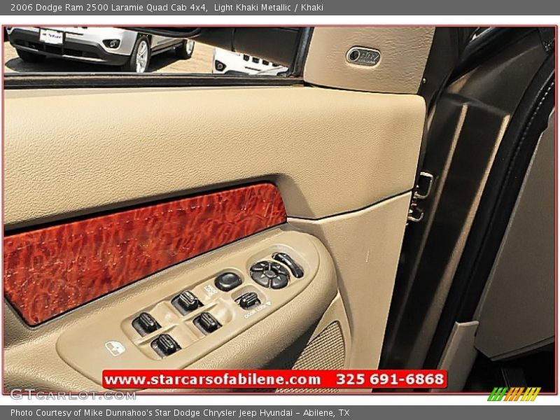 Light Khaki Metallic / Khaki 2006 Dodge Ram 2500 Laramie Quad Cab 4x4