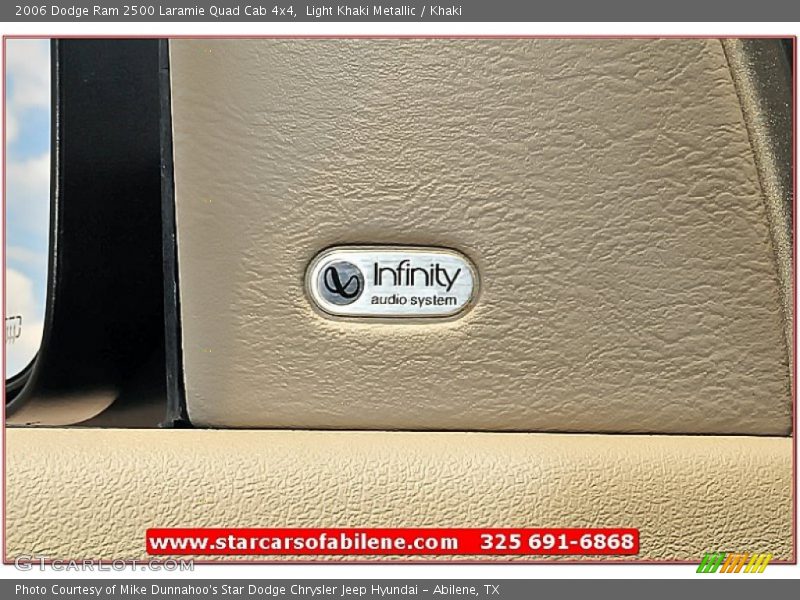 Light Khaki Metallic / Khaki 2006 Dodge Ram 2500 Laramie Quad Cab 4x4