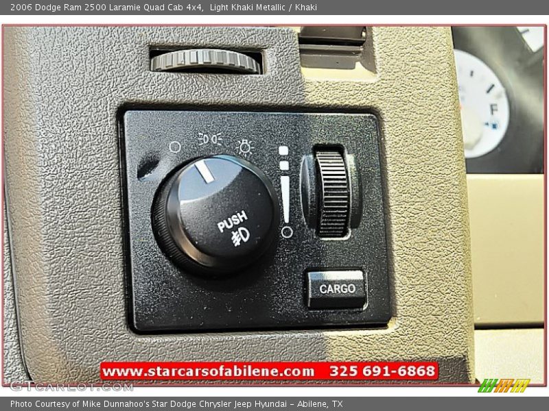 Light Khaki Metallic / Khaki 2006 Dodge Ram 2500 Laramie Quad Cab 4x4