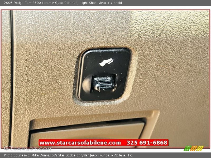 Light Khaki Metallic / Khaki 2006 Dodge Ram 2500 Laramie Quad Cab 4x4