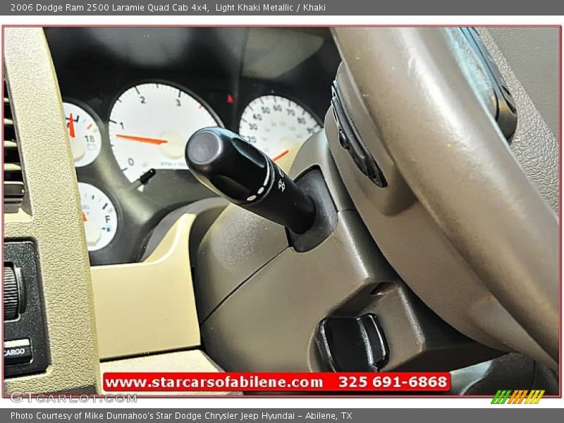 Light Khaki Metallic / Khaki 2006 Dodge Ram 2500 Laramie Quad Cab 4x4