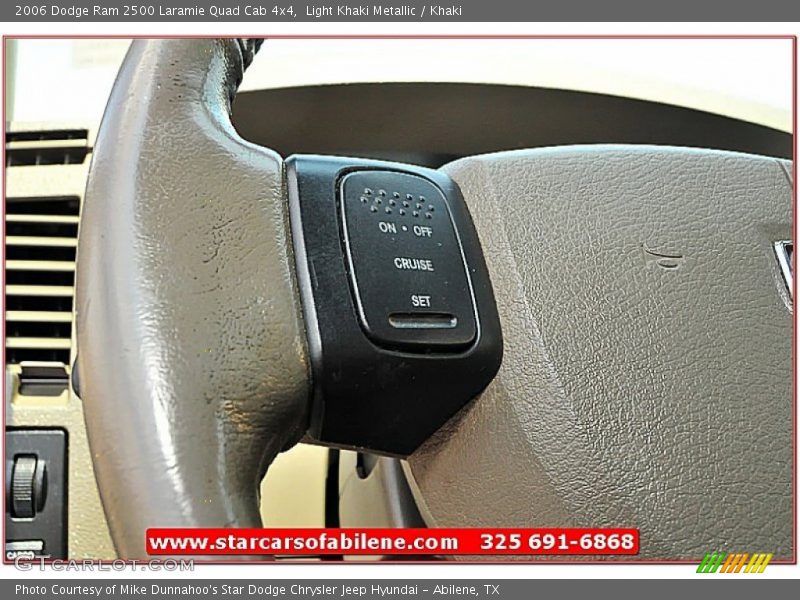 Light Khaki Metallic / Khaki 2006 Dodge Ram 2500 Laramie Quad Cab 4x4