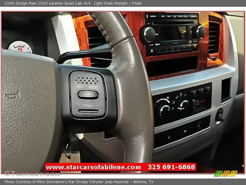 Light Khaki Metallic / Khaki 2006 Dodge Ram 2500 Laramie Quad Cab 4x4