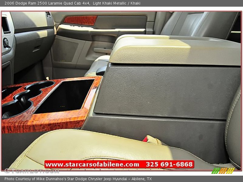 Light Khaki Metallic / Khaki 2006 Dodge Ram 2500 Laramie Quad Cab 4x4