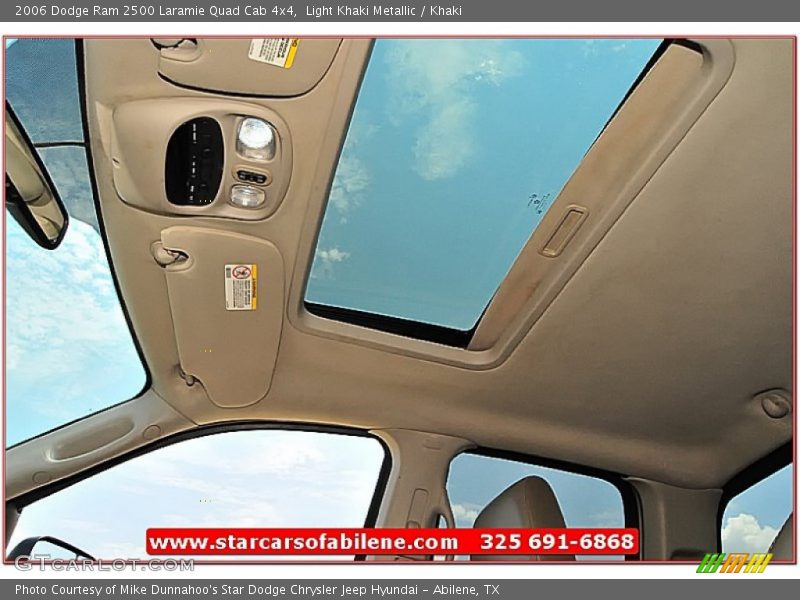 Light Khaki Metallic / Khaki 2006 Dodge Ram 2500 Laramie Quad Cab 4x4