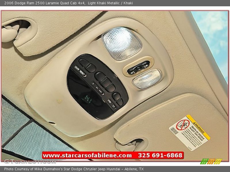 Light Khaki Metallic / Khaki 2006 Dodge Ram 2500 Laramie Quad Cab 4x4