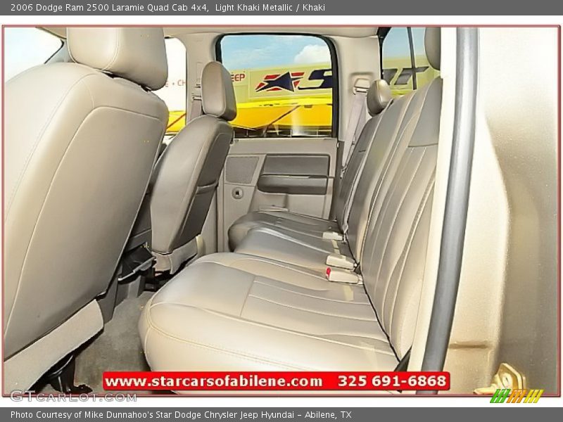 Light Khaki Metallic / Khaki 2006 Dodge Ram 2500 Laramie Quad Cab 4x4