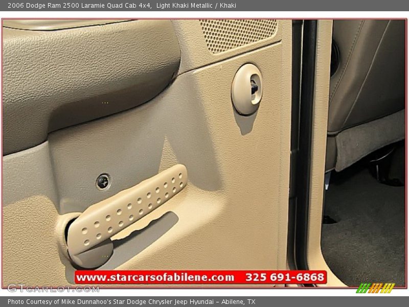 Light Khaki Metallic / Khaki 2006 Dodge Ram 2500 Laramie Quad Cab 4x4