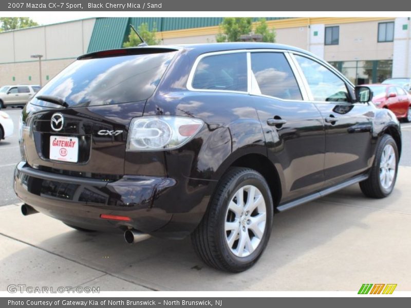 Black Cherry Mica / Sand 2007 Mazda CX-7 Sport