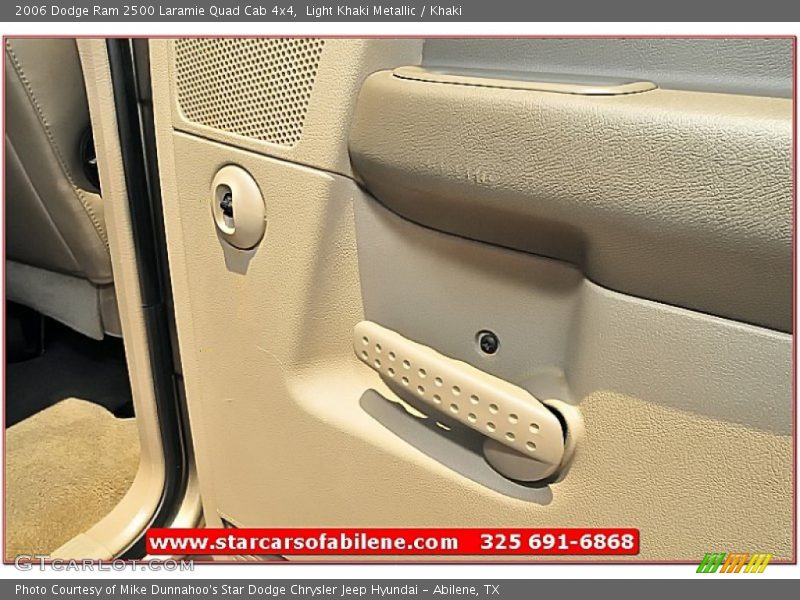 Light Khaki Metallic / Khaki 2006 Dodge Ram 2500 Laramie Quad Cab 4x4