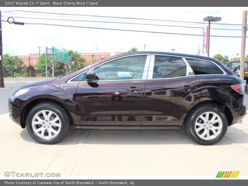 Black Cherry Mica / Sand 2007 Mazda CX-7 Sport