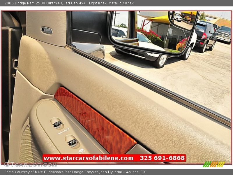 Light Khaki Metallic / Khaki 2006 Dodge Ram 2500 Laramie Quad Cab 4x4