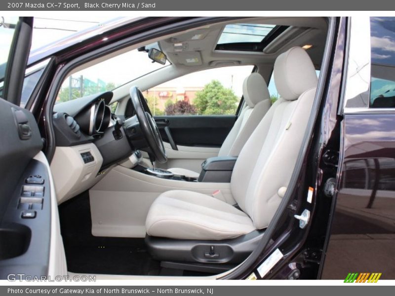 Black Cherry Mica / Sand 2007 Mazda CX-7 Sport