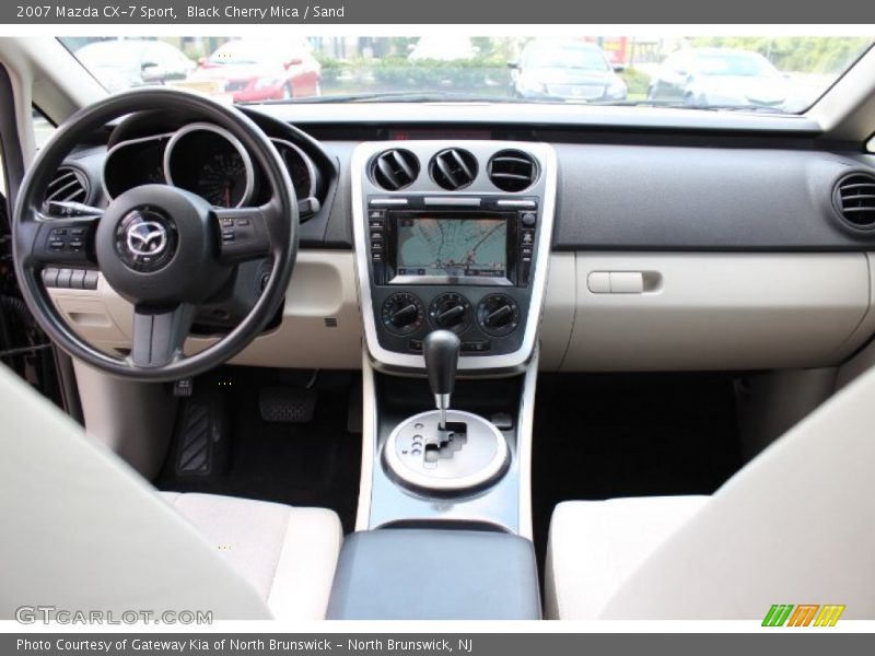 Black Cherry Mica / Sand 2007 Mazda CX-7 Sport