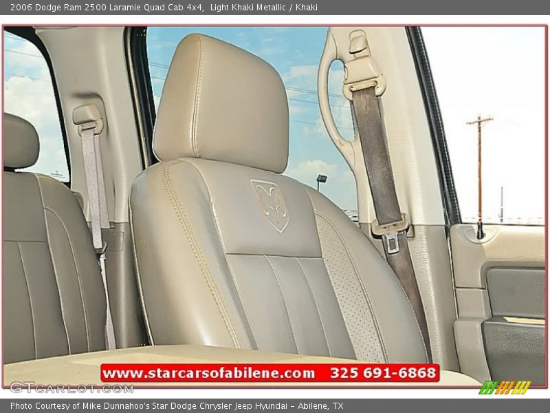 Light Khaki Metallic / Khaki 2006 Dodge Ram 2500 Laramie Quad Cab 4x4