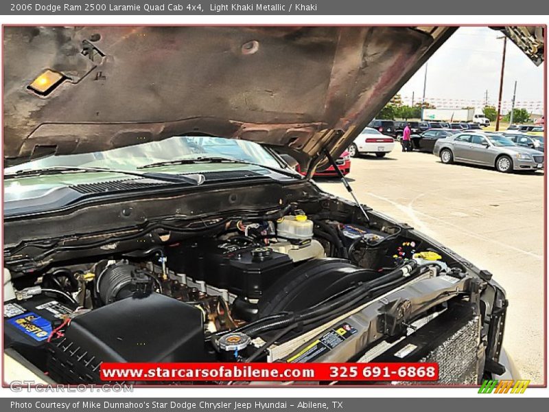 Light Khaki Metallic / Khaki 2006 Dodge Ram 2500 Laramie Quad Cab 4x4