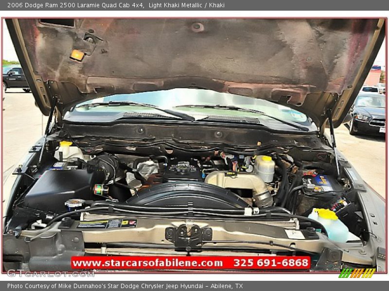 Light Khaki Metallic / Khaki 2006 Dodge Ram 2500 Laramie Quad Cab 4x4