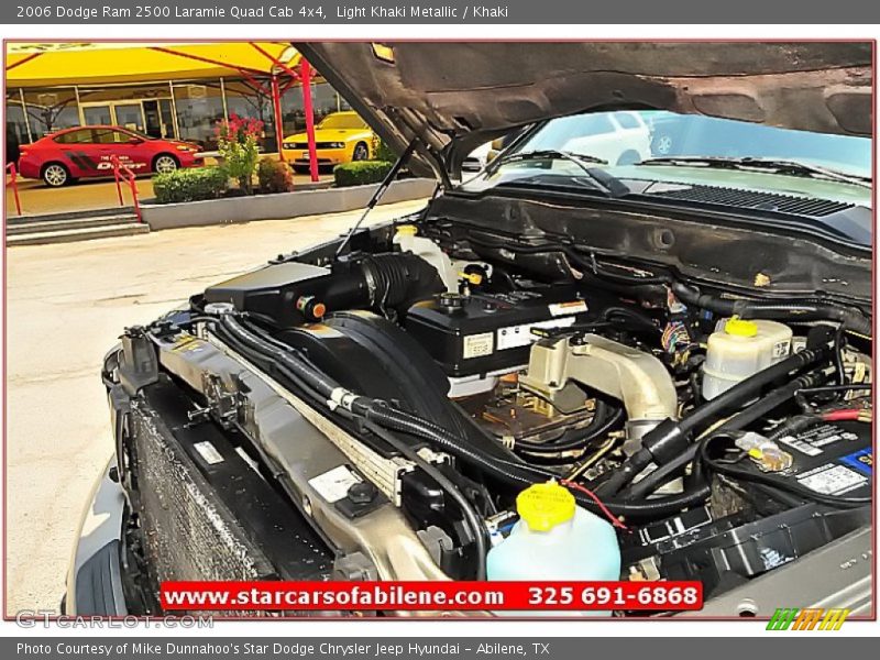 Light Khaki Metallic / Khaki 2006 Dodge Ram 2500 Laramie Quad Cab 4x4