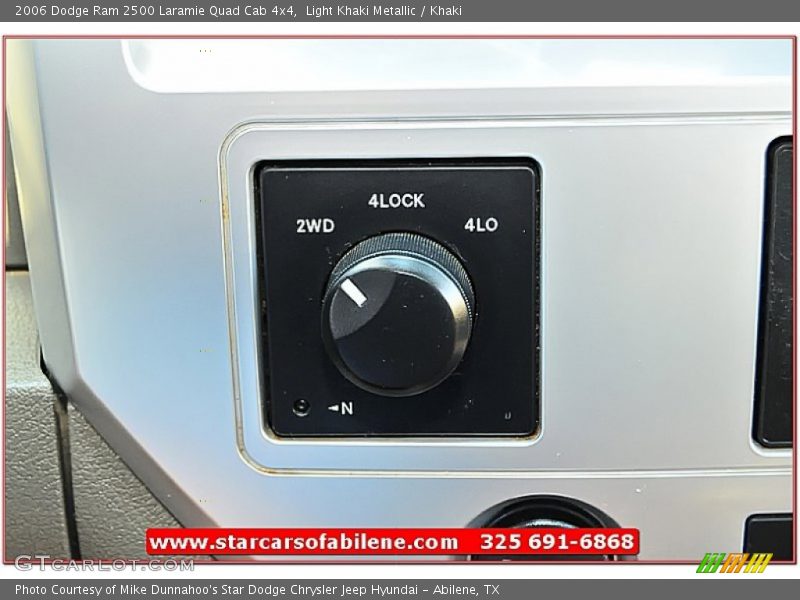 Light Khaki Metallic / Khaki 2006 Dodge Ram 2500 Laramie Quad Cab 4x4