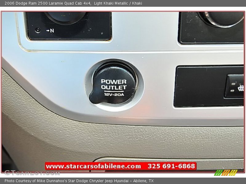 Light Khaki Metallic / Khaki 2006 Dodge Ram 2500 Laramie Quad Cab 4x4
