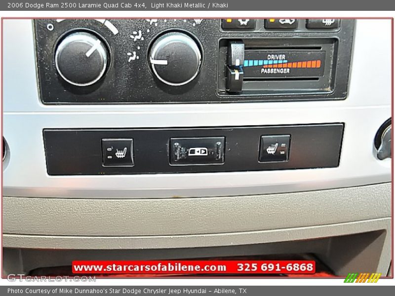 Light Khaki Metallic / Khaki 2006 Dodge Ram 2500 Laramie Quad Cab 4x4