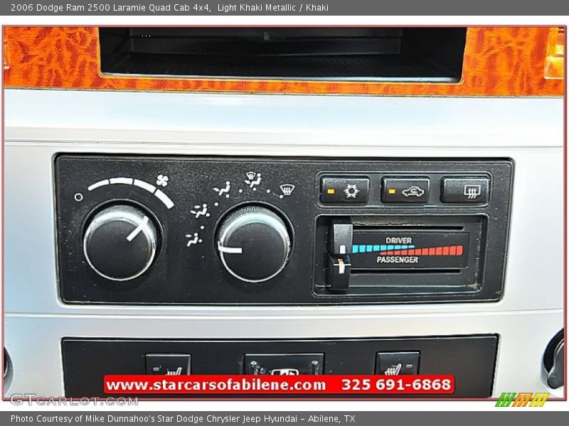Light Khaki Metallic / Khaki 2006 Dodge Ram 2500 Laramie Quad Cab 4x4