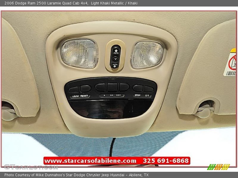 Light Khaki Metallic / Khaki 2006 Dodge Ram 2500 Laramie Quad Cab 4x4