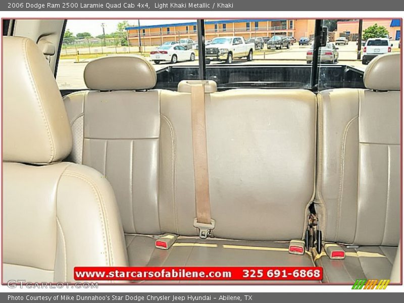Light Khaki Metallic / Khaki 2006 Dodge Ram 2500 Laramie Quad Cab 4x4