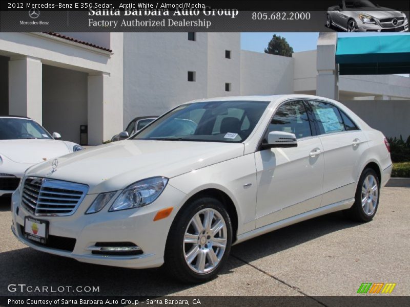 Arctic White / Almond/Mocha 2012 Mercedes-Benz E 350 Sedan